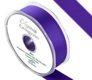 Eleganza Premium Grosgrain Ribbon 25mm x 20m Purple No.36 - Ribbons